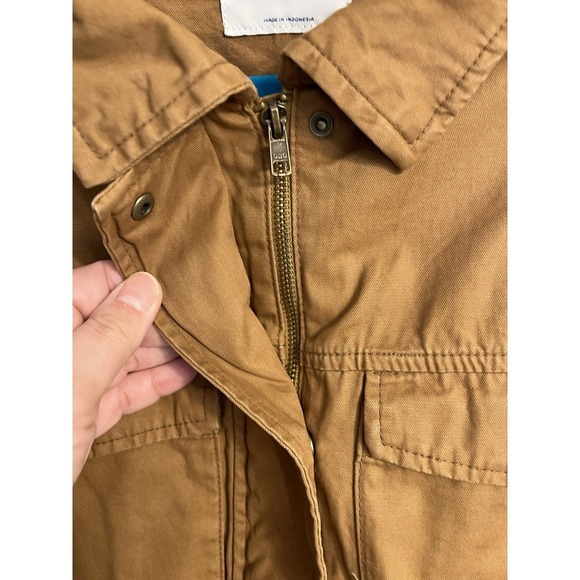 Old Navy Jacket Womens XS Brown‎ Shacket Barn Chore Military Workwear - Picture 3 of 8